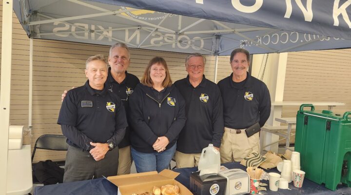 Agency BBQ lunch for local law enforcement