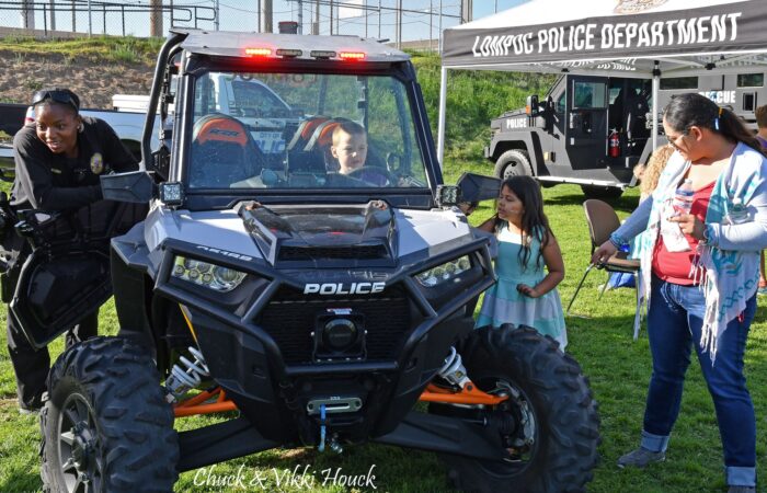 Children and local law enforcement at Central Coast Cops 'N Kids Field Day 1