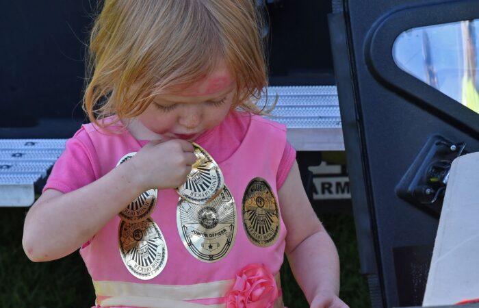 Children and local law enforcement at Central Coast Cops 'N Kids Field Day 3