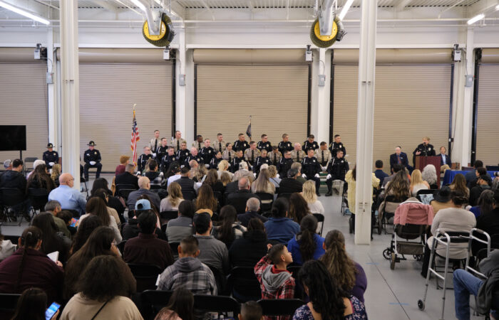Law enforcement academy graduation on the Central Coast